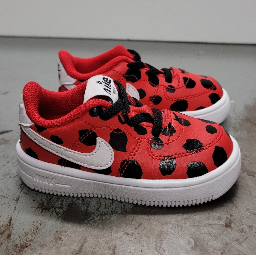 Nike Air Force 1 Ladybug Sneakers DC8203-600 BABY Size 6C